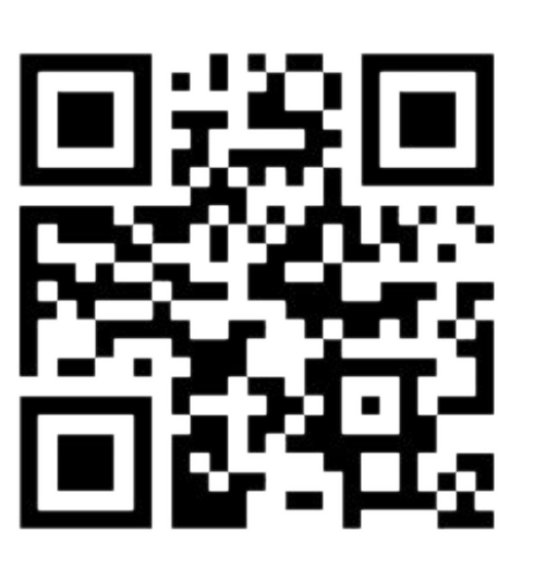 A printed QR code used to identify an asset