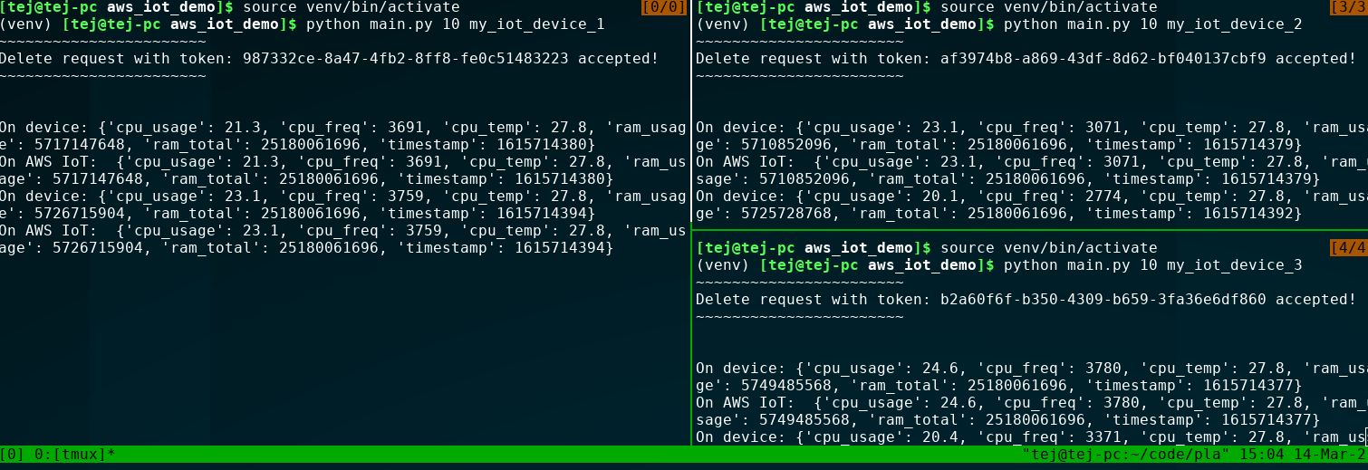 Sending IoT Data